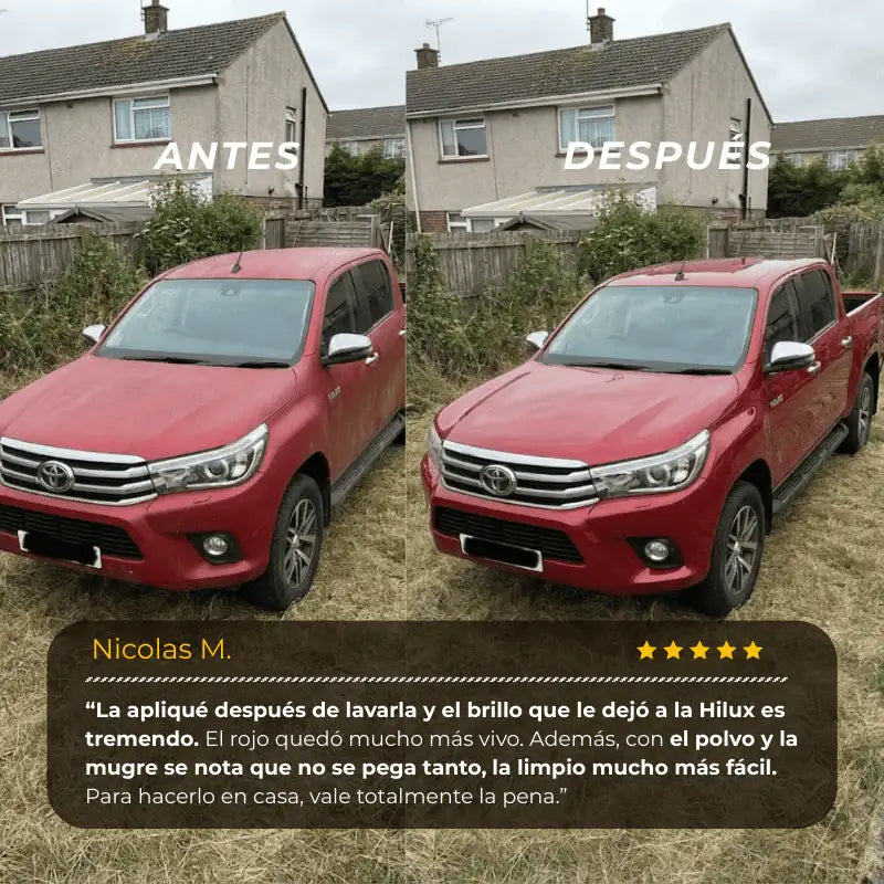 ETHOS RESIST | Protegé tu Auto del Sol, el Polvo y la Lluvia - Efecto Hidrofóbico Real y brillo intenso.